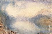 J.M.W. Turner The Bay of Uri from above Brunnen oil painting